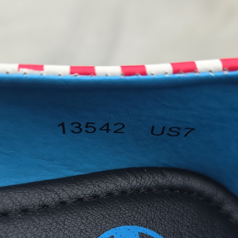 T.U.K Black and Red Cat Flats - Picture 6 of 9